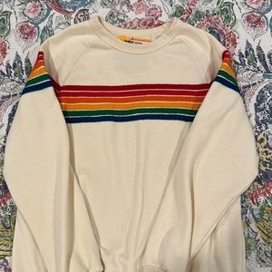 Aviator Nation rainbow sweatshirt